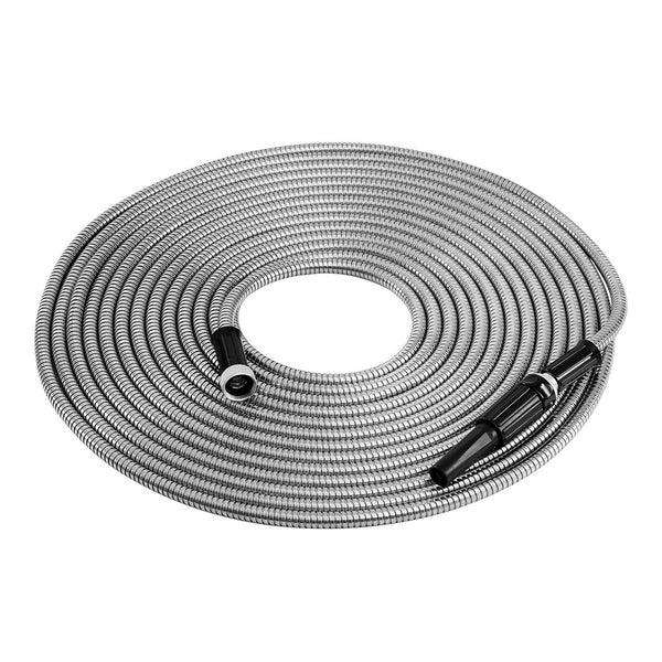  Water Hose Stainless Steel 30M with Spray Nozzle