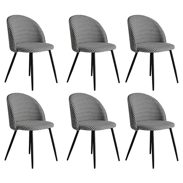  Elegant 6x Dining Chairs Kitchen Cafe  Multipurpose Use Classic