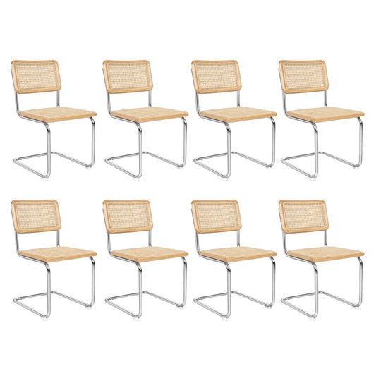 Compact 6x Rattan Chair Dining Chairs  Sleek Modern Look Classic