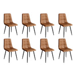 Cozy 8x Dining Chairs Kitchen Chair  Soft Cushion Classic Durable