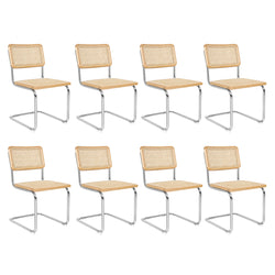 Cozy 8x Rattan Chair Dining Chairs  Scandi Inspired Design Classic