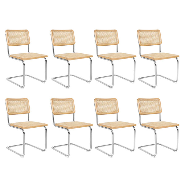  Cozy 8x Rattan Chair Dining Chairs  Scandi Inspired Design Classic