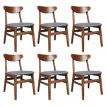 Elegant 6xDining Chairs Kitchen Chair  Foldable Function Classic