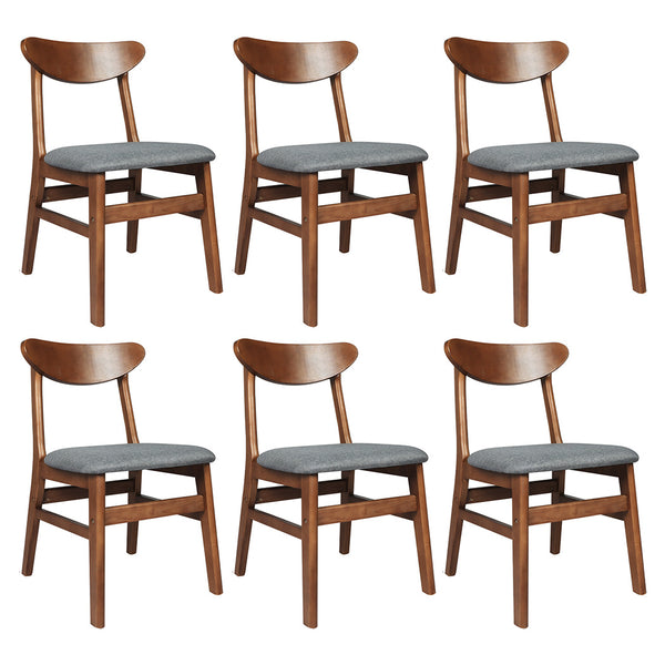  Elegant 6xDining Chairs Kitchen Chair  Foldable Function Classic