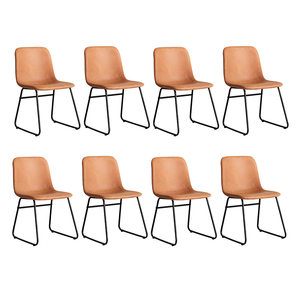 Premium 8x Dining Chairs Kitchen Table  Adjustable Height Classic