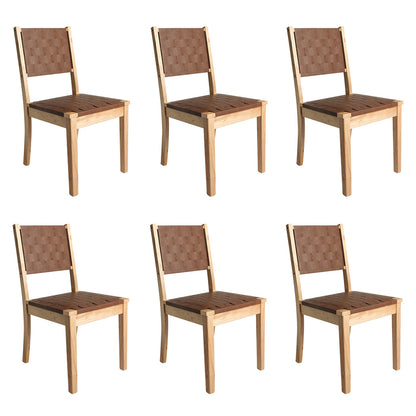 Ergonomic Dining Chairs Accent Chair Lounge x6  High Back Support