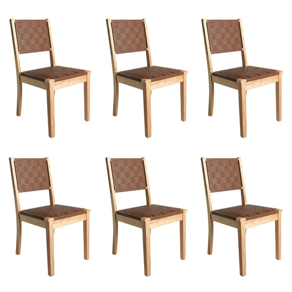  Ergonomic Dining Chairs Accent Chair Lounge x6  High Back Support