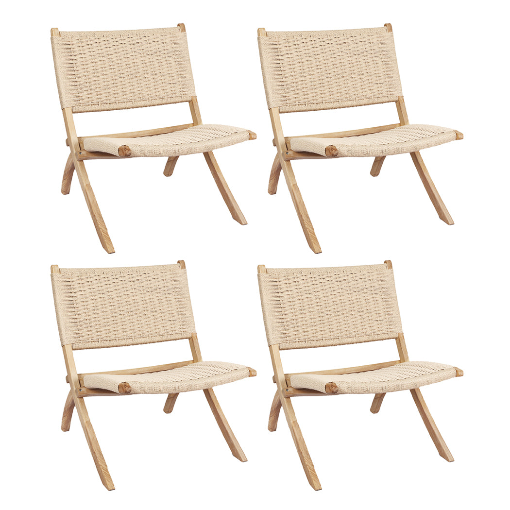Minimalist 4x Accent Chair Foldable Recliner  Easy Assembly