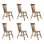 Ergonomic 6x Dining Chairs Kitchen Windor Oak  High Back Support