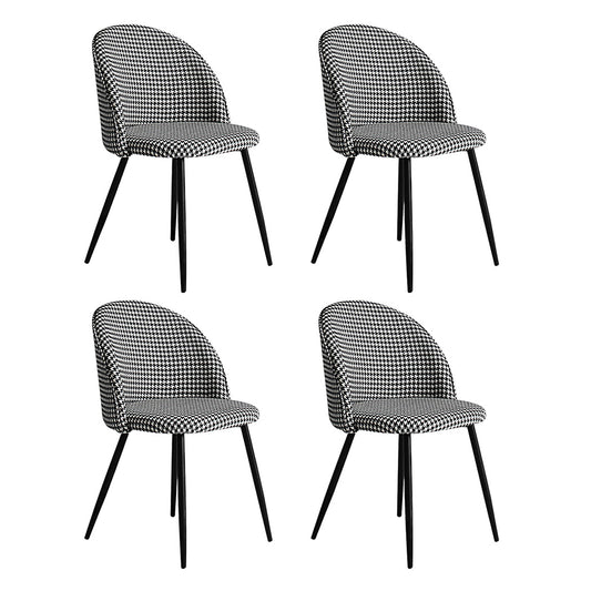 Compact 4x Dining Chairs Kitchen Cafe  Scandi Inspired Design