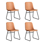 Ergonomic 4x Dining Chairs Kitchen Table  Adjustable Height