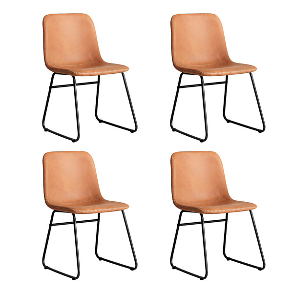  Ergonomic 4x Dining Chairs Kitchen Table  Adjustable Height