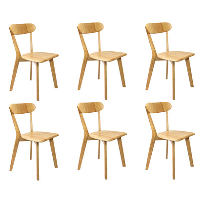 Functional 6x Dining Chairs Wooden Kitchen Chair  Scandi Inspired