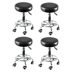 Versatile 4x Swivel Salon Barstool Hairdressing  Easy Assembly
