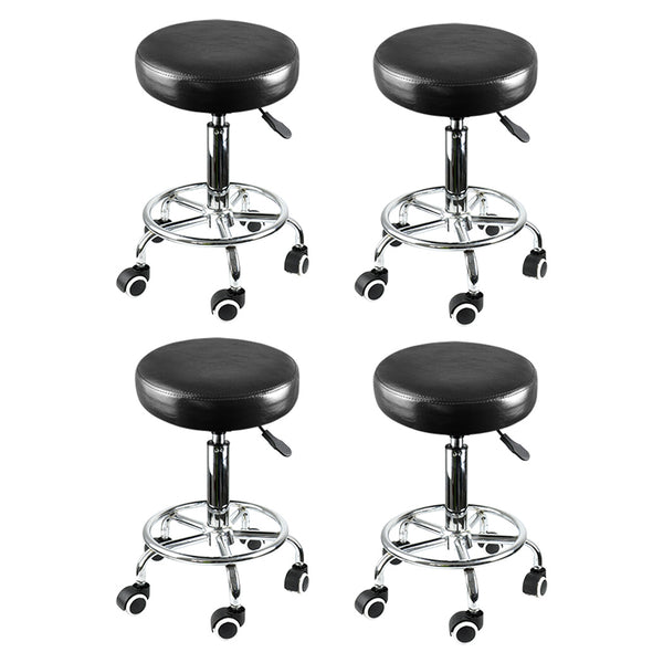  Versatile 4x Swivel Salon Barstool Hairdressing  Easy Assembly