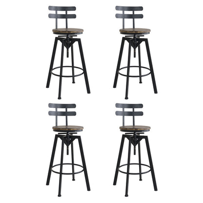 Stylish 4x Bar Stool Industrial Adjustable  Premium Quality Build