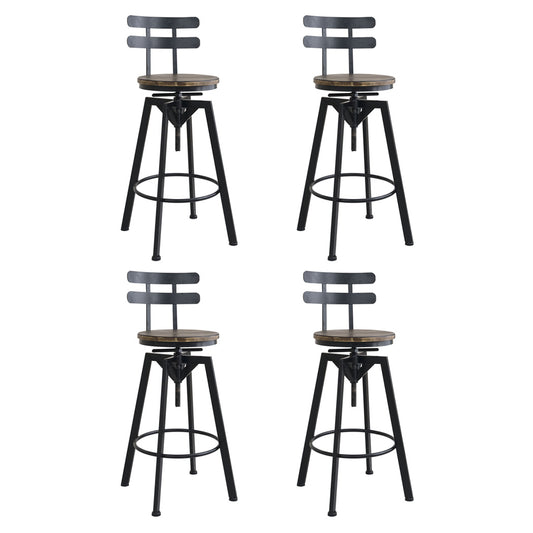 Stylish 4x Bar Stool Industrial Adjustable  Premium Quality Build