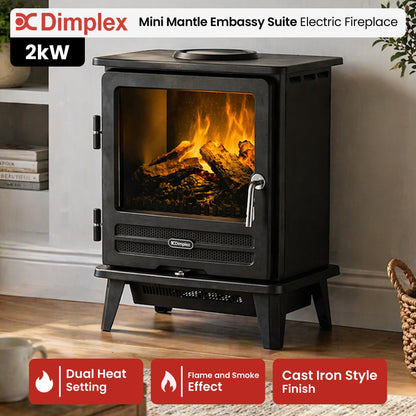 Dimplex 2kW Opti-Myst Electric Stove Heater | HomeAndLiving