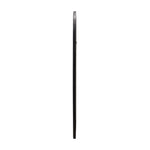 Window Mirror Arched Wall Mirror 76x51cm Black