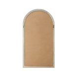 Window Mirror Arched Wall Mirror 76x51cm Black