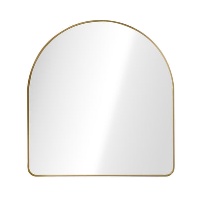 Arched Vanity Mirror Gold Frame 85x80cm