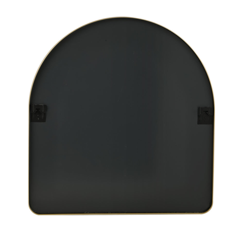 Arched Vanity Mirror Gold Frame 85x80cm