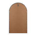 Wall Mirror 86x50cm Arched Black