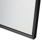 Wall Mirror 86x50cm Arched Black
