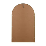Wall Mirror 86x50cm Arched Gold