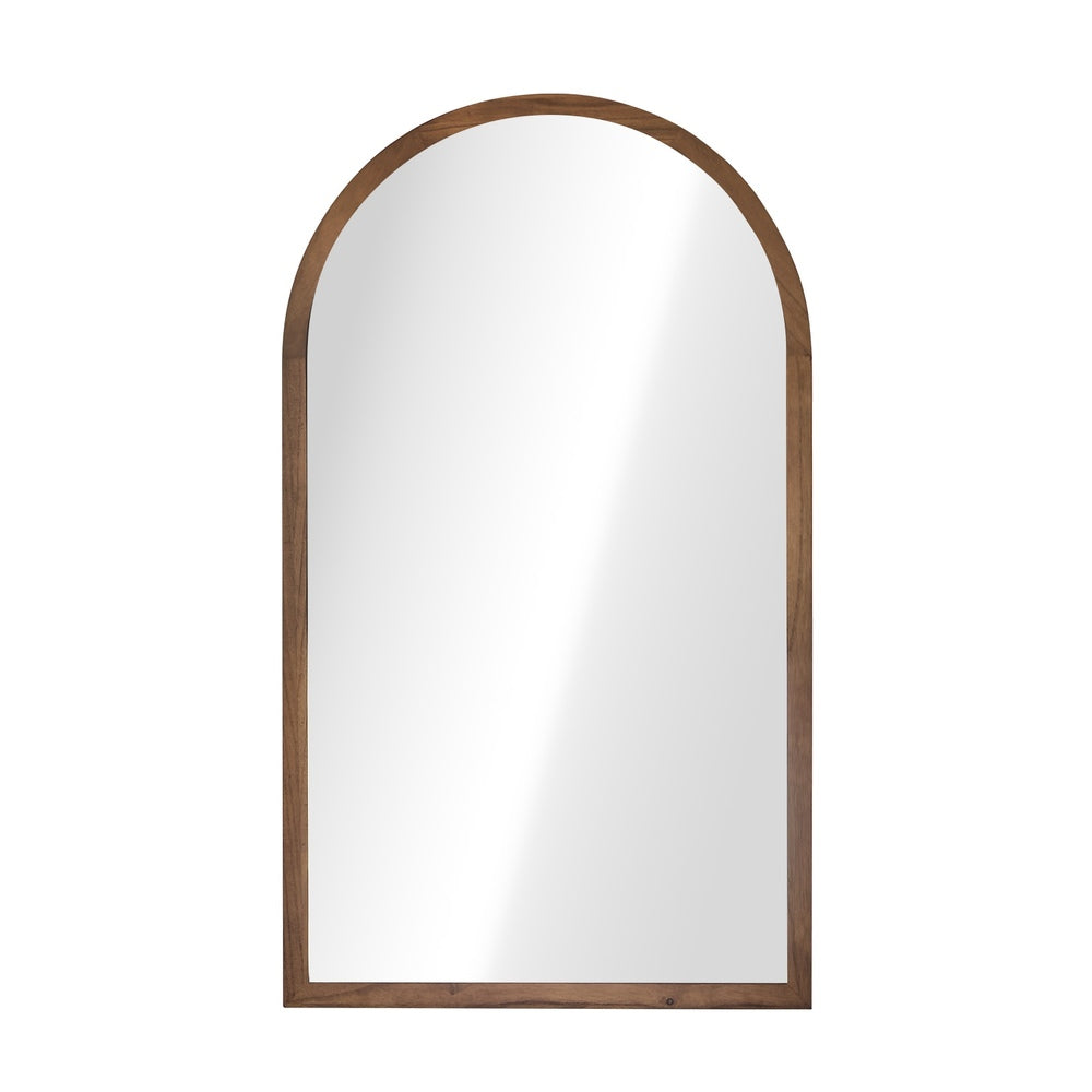Arched Wall Mirrors Brown Wood Set of 2 | HomeAndLiving - 2
