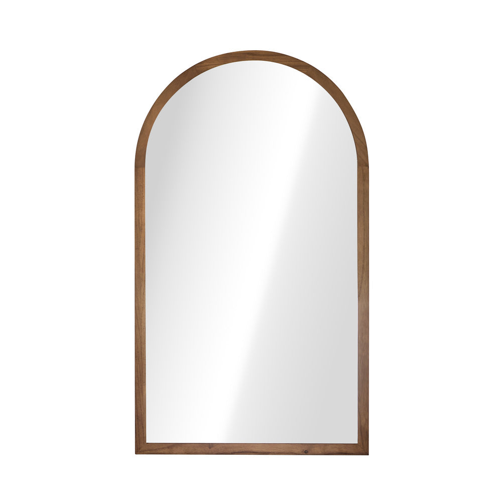 Arched Wall Mirrors Brown Wood Set of 2 | HomeAndLiving - 6