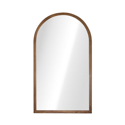 Arched Wall Mirrors Brown Wood Set of 2 | HomeAndLiving - 6
