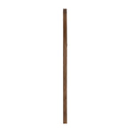 Arched Wall Mirror Brown Wood 86x50cm | HomeAndLiving