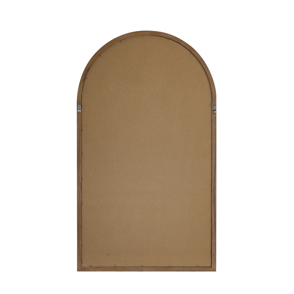 Arched Wall Mirrors Brown Wood Set of 2 | HomeAndLiving - 5