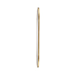 Wall Mirror Oval Black & Gold 84x50cm