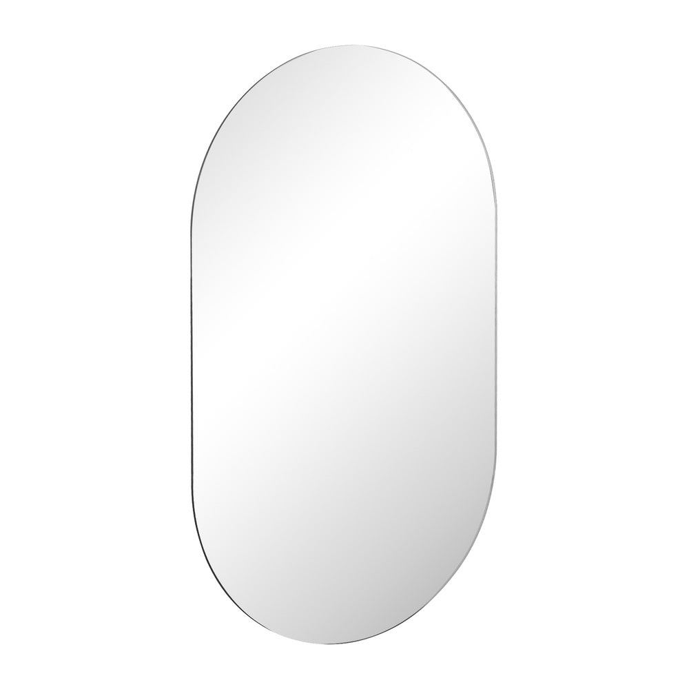 Wall Mirror Oval Frameless 84x50cm