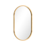 Wall Mirror Oval Wooden 84x50cm