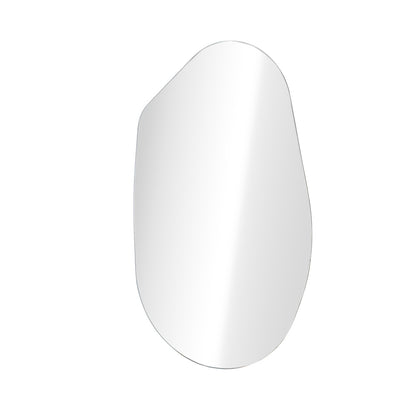 Frameless White Wall Mirror 85x52cm