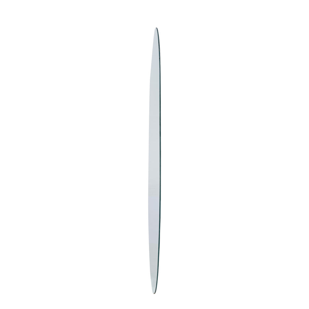 Frameless White Wall Mirror 85x52cm