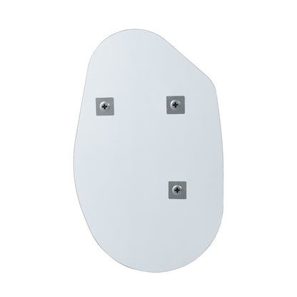 Frameless White Wall Mirror 85x52cm