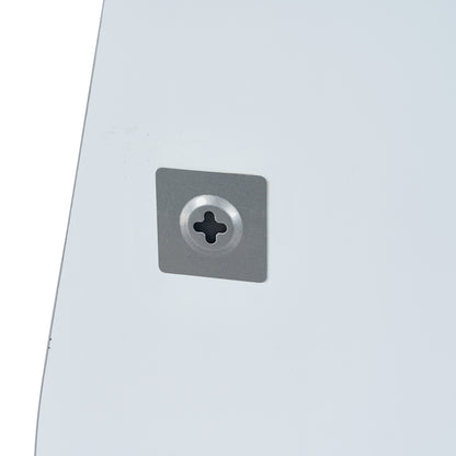 Frameless White Wall Mirror 85x52cm