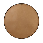 Wall Mirror Round 50cm Black