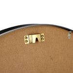 Wall Mirror Round 50cm Black
