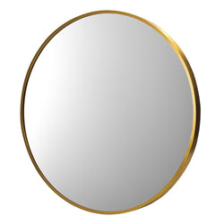 Wall Mirror Round 50cm Gold