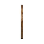 Round Wall Mirror 50cm Walnut Vanity Decor | HomeAndLiving