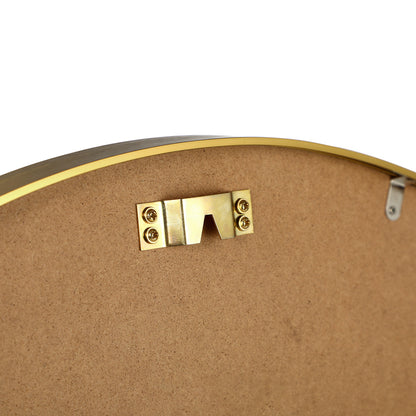 60cm Wall Mirror Round Gold