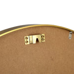 60cm Wall Mirror Round Gold