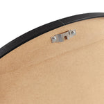 Wall Mirror Round 70cm Black