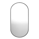 Wall Mirrors Oval Black 76x31cm