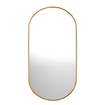 Wall Mirrors Oval Black 76x31cm